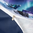 thumbnail image 4 of Metsweet Animal Dragon Bedding, Gradient Aurora Crystal Duvet Cover Full, Purple Blue Teal,Navy Blue Reversible,3pcs,1 Duvet Cover and 2 Pillowcases, 4 of 6