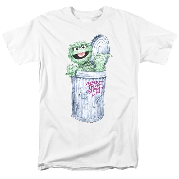 Sesame Street About That Street Life Officially Licensed Adult T Shirt