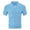 Light Blue, variant on IYTR Mens Short Sleeve Shirts Business Casual Lapel Classic Solid Color Tshirt Casual Lightweight Fashion Loose Fitted Raglan T-shirt (Black,XXL)