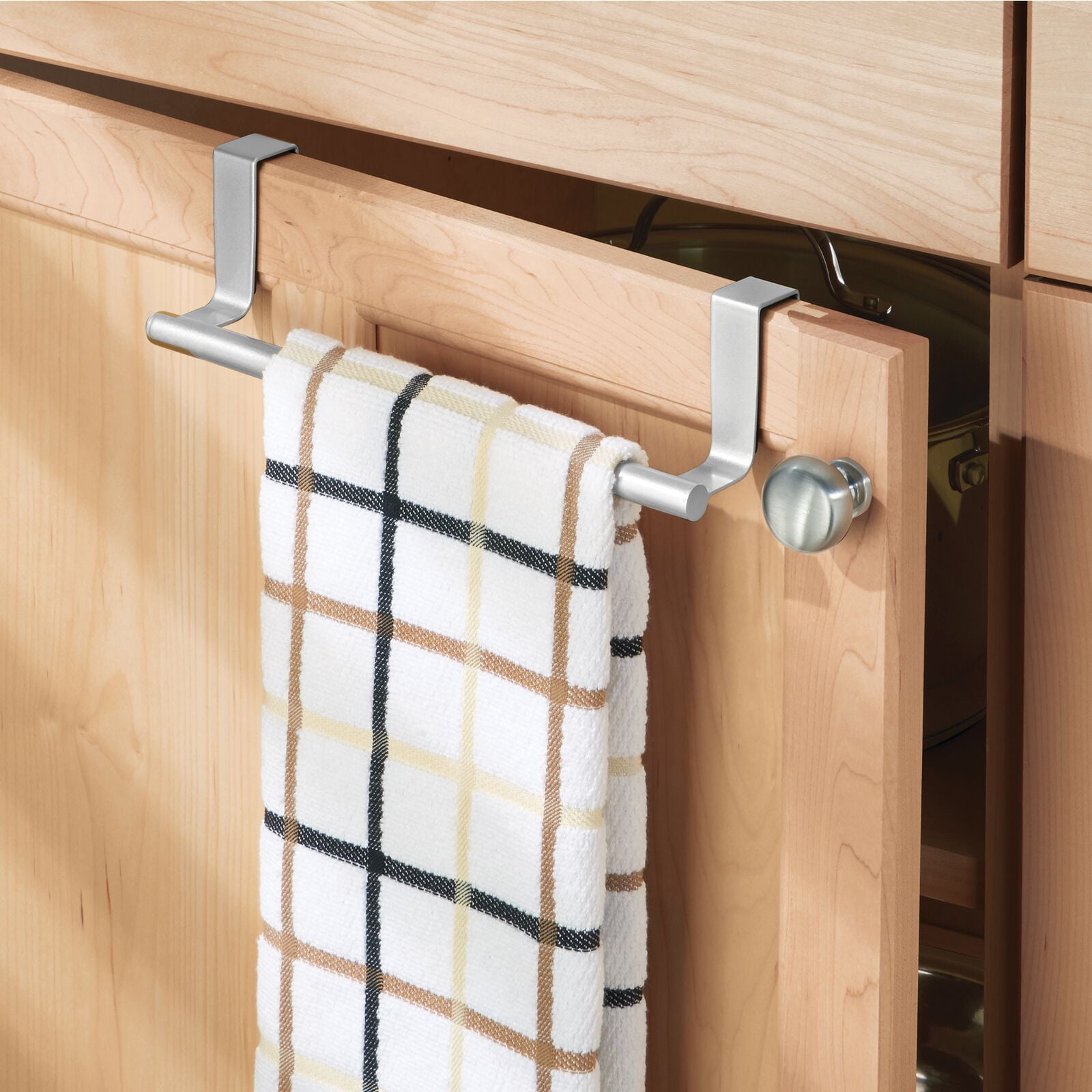 Kitchen door towel holder clearance