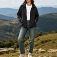 thumbnail image 6 of Ihhxva Softshell Jacket for Women Quick Dry Fit Attached Hood Packable Design Outdoor Windbreaker S-2XL, 6 of 9