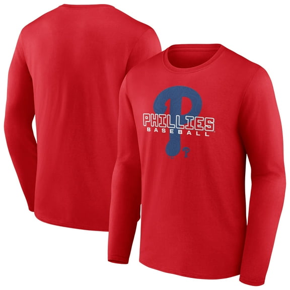 Men's Red Philadelphia Phillies Stellar Long Sleeve T-Shirt