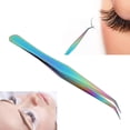 thumbnail image 1 of Professional Stainless Steel Eyelashes Tweezers for Makeup Tools, Professional Lashes Extensions Grafting, Extensions Grafting Makeup Tools, 1 of 8