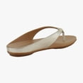 thumbnail image 5 of Aerosoles Fisher Women's Sandals Gold Metallic Textured Faux Leather Size 5.5 M, 5 of 8
