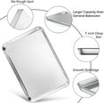 thumbnail image 3 of Baking Sheet Set of 2 - Stainless Steel Cookie Sheet Baking Pan, Size 16 x 12 x 1 inch, Non Toxic & Heavy Duty & Mirror Finish & Rust Free & Easy Clean, 3 of 8