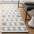 thumbnail image 2 of SAFAVIEH Natura Catherin Geometric Runner Rug, Ivory/Black, 2'3" x 8', 2 of 7