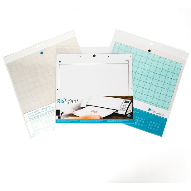 Silhouette Cameo 3 Mix Mats Bundle Regular Light Hold Pixscan Walmart Com Walmart Com