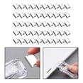 thumbnail image 6 of Handheld Paper Clip Removable Multipurpose Portable Binding Statiry Push Staplers Clamp Stapler for Dormitory Office Kitchen Home , Black Clips, 6 of 8