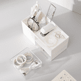 thumbnail image 3 of Organisateur de Bureau, Boîte de Rangement de Bureau, Organisateur de Vanité, Organisateur de Rangement Cosmétique, Organisateur de Maquillage, Mini-Bureau de Rangement, 3 of 5