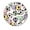 FFclock058, variant on ZXCXRQFa Stone Bamboo Water Home Decor Butterfly Round Wood 10 Inch Wall Clock Non Ticking Silent Clock Art for Living Room Kitchen Bedroom Decorative