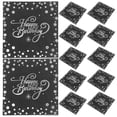 thumbnail image 3 of KAKOWELY 40 servilletas de papel desechables plateadas para fiestas de cumpleaños, decorativas, para cócteles y cenas., 3 of 4