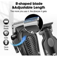 thumbnail image 2 of KEMEI Professional Hair Clippers Set for Men, Cordless Rechargeable Barber Clippers & Trimmers Kit, Stainless Steel Blades, 1 Count, 2 of 7