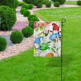 thumbnail image 5 of SKYSONIC Easter Eggs Gnomes Grass Flowers Double-Sided Printed Garden House Sports Flag 12x18in Polyester Decorative Flags for Courtyard Garden Flowerpot, 5 of 7