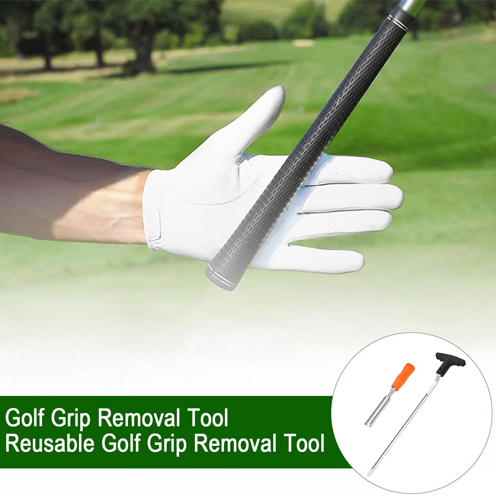 YIFAEUX Golf Grip Removal Tool And Grip Tape Remover V-Groove Grip Remover Saver Golf Club Gripping Kit for Swing Club Repair Accessories