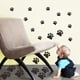 thumbnail image 5 of Dog Paw Prints-Dog Pup Vinilo removible Etiqueta de la pared Decoración Decoración para niños Cuarto de niños Decoración para el hogar Arte Mural DIY Ormromra SNFLD416, 5 of 6