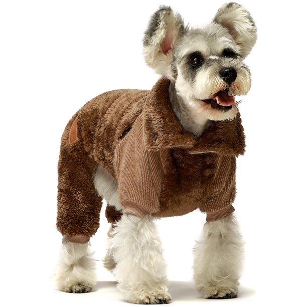 Fitwarm Fuzzy Thermal Turtleneck Dog Clothes Winter Outfits Pet