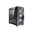 thumbnail image 2 of Antec Dark League DF800 FLUX, FLUX Platform, 5 x 120 mm Fans Included, ARGB & PWM Fan Controller, Tempered Glass Side Panel, Geometrical Mesh Front, Mid-Tower ATX Gaming Case, 2 of 5