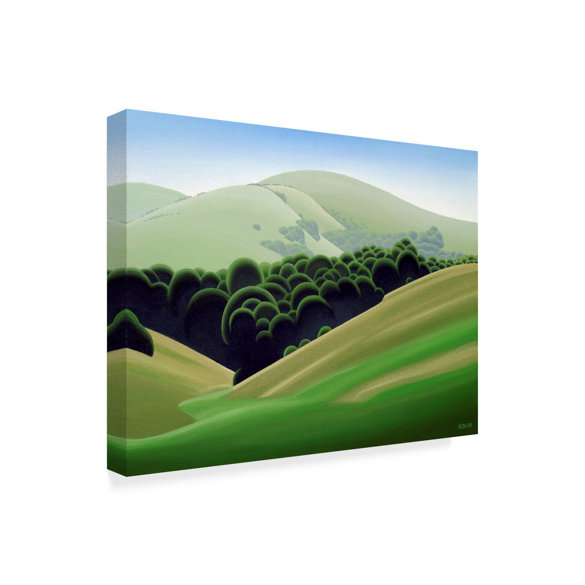 Trademark Fine Art 'Near Petaluma' Canvas Art by Ron Parker