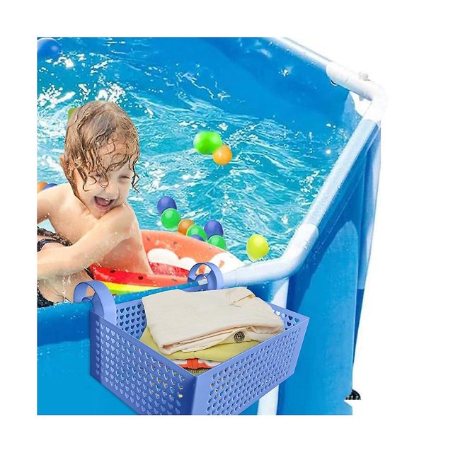 Canasta colgante PENGJJMXG para piscina almacenamiento Portavasos