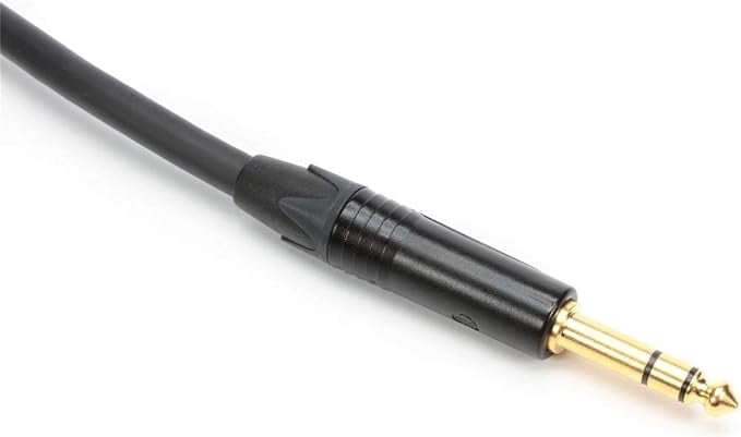 Mogami GOLD INSERT TS-12 TS Cable - 1/4-inch TRS Male to Dual 1/4-inch TS Male - 12 foot