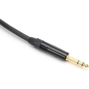 Mogami Gold Insert 1/4 TRS to Dual 1/4 TS Y-Cable, 6 Foot