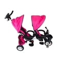 thumbnail image 3 of Triciclo The Baby Shop  JE-TC0010 Doble para Niños 2 Asientos Giratorios Rosa - Bastón Dirigible, 3 of 4