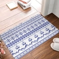 thumbnail image 4 of Pofeuu Abstract Gondola Snowflake Print Flannel Doormats Rug16"x24"Rug Washable Doormats Indoor Outdoor Rugs for Layered Front Door Mats, Porch, Kitchen, Entryway, 4 of 7