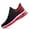 blackred, variant on AOV GREEN LEAF Mens Running Shoes Casual Tennis Walking Athletic Gym Fashion Lightweight Slip On Sneakers US 7-12.5