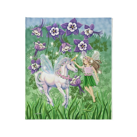 CafePress - Fairy Unicorn Throw Blanket - Soft Fleece Throw Blanket, 50"x60" for All Ages