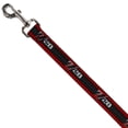 thumbnail image 2 of GM General Motors Pet Leash, Dog Leash, 1969 Camaro Z 28 Emblem Stripe Red Black Gray Silver, 4 Feet Long 1.0 Inch Wide, 2 of 4