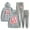Gray, variant on Jey Uso The Real Chief Hoodie Jogger Pants Two Piece Set Sweatshirts+Sweatpants Women Men's Set