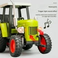 thumbnail image 4 of BAELLERT Vintage Alloy Tractor Model with Sound Light Movable Rear Carriage Die-cast Farm Truck Agricultural Vehicle Toy Decoration Toddlers Boys Girls Birthday Gift, 4 of 8