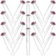thumbnail image 2 of 20PCS Hairpins U Shaped Rose Crystal Hair Clips Hair Accessories for Wedding Bridal -, 2 of 4