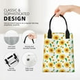 thumbnail image 6 of XMXT Reusable Lunch Bag Women, Sunflower Flower Background Large Lunchbox Insulated Lunch Box for Work School, 6 of 8