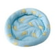 thumbnail image 1 of Estera nido para animales pequeños, jaula, cama nido, suave y cómoda, almohadilla para cama de hámster, cobaya Azul S, 1 of 9
