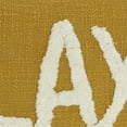 thumbnail image 4 of Mina Victory Life Styles Tufted Relax Cotton Throw Pillow in Mustard Yellow, 4 of 6