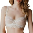 thumbnail image 1 of Aayomet Soutiens-Gorges Légers pour Femmes Soutien-Gorge Transparent Sans Armature Non Rembourré pour Femmes (Blanc, 70B), 1 of 5