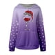 thumbnail image 4 of WILLBEST Sudadera de Mujer Cozy Style de Manga Larga con Capucha y Estampado Festivo, Ideal para Estar Cómoda En Casa y para Actividades Al Aire Libre Chica​​, 4 of 5