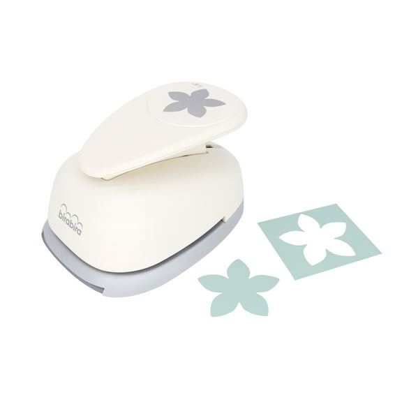 Bira Craft 2.5 inch Petal Lever Action Craft Punch, Flower Punch, for Paper Crafting Scrapbooking Cards Arts