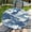 Mountain Peak, variant on Round Fitted Tablecloth with Elastic Edge Design Table Cover Waterproof Stain-Resistant Wipeable Table Cloth Best for 38"-42" Round Tables Mountain Peak
