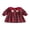 Red, variant on Loicainy Baby Toddler Girl Plaid Christmas Dress 6 12 18 24 Months 2T 3T 4T Santa Petal Collar Long Sleeve Dresses