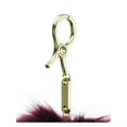 thumbnail image 2 of CC Fox Faux Fur Cell Phone Purse Key Chain, Plum, 2 of 2
