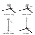 thumbnail image 4 of Aluminum Tripod Camera Desktop Tripod Stand Support Bracket Base, 4 of 17