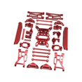 thumbnail image 4 of 15x pieza de coche RC, taza de dirección modificada, Kits de repuesto de brazo oscilante delantero y trasero, accesorios de reequipamiento para 10208 Rojo, 4 of 8