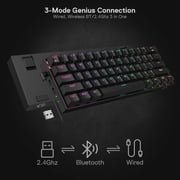 Redragon K530 Pro Draconic Wireless 60% Mechanical Keyboard, Black