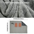 thumbnail image 1 of Couverture Chauffante Châle en Polaire Rechargeable Coussin Chauffant, 1 of 9