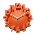 thumbnail image 1 of Ounissouiy Puntero de reloj Dido, reloj de pared con número 3D, decoración de reloj de pared para oficina en casa, suministros de regalo DIY Decoración del hogar Naranja, 1 of 1