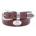 thumbnail image 1 of ZeppelinProducts  Oklahoma Concho Croc Tan Leather Belt, 42 Waist, 1 of 1