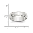 thumbnail image 2 of Sterling Silver 6mm Half-Round Band, 2 of 2