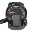 thumbnail image 4 of Motorcycle Speedometer, 7 Color Adjustable Impact Resistance LCD Odometer  For Motorbike Accessory, 4 of 8
